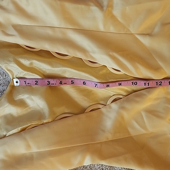 Yellow Formal Midi Dress - Picture 12 of 15